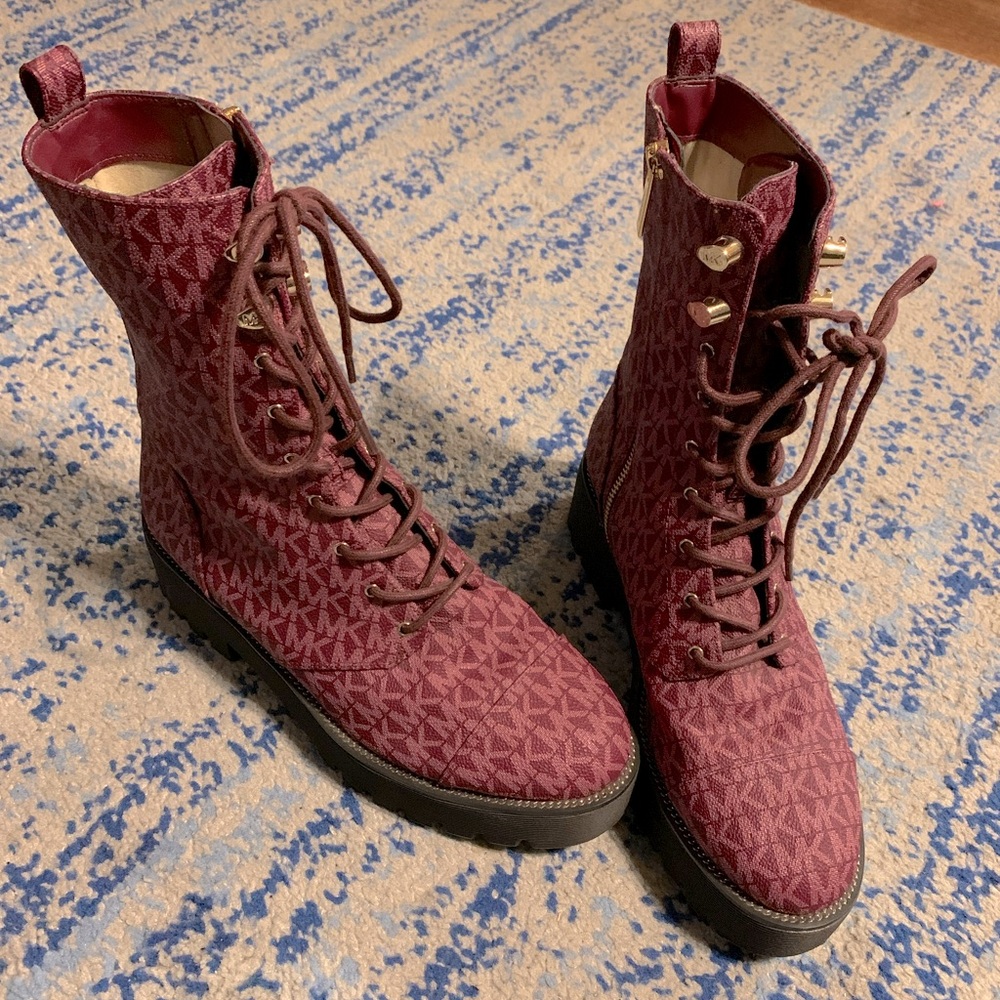 Michael Kors Combat boots. Worn 1 time.